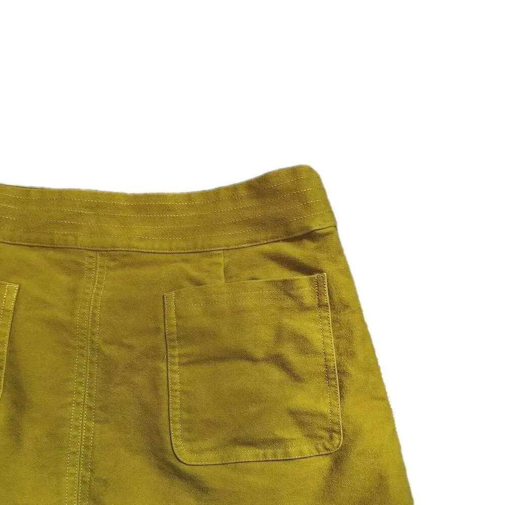 Boden A Line Mini Skirt Womens Size 12L Pocket Preppy Academia Workwear - Picture 2 of 10